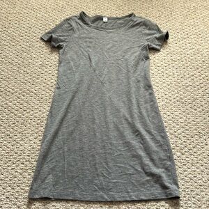 Gray, cotton, size small dress from Old Navy; casual and comfortable